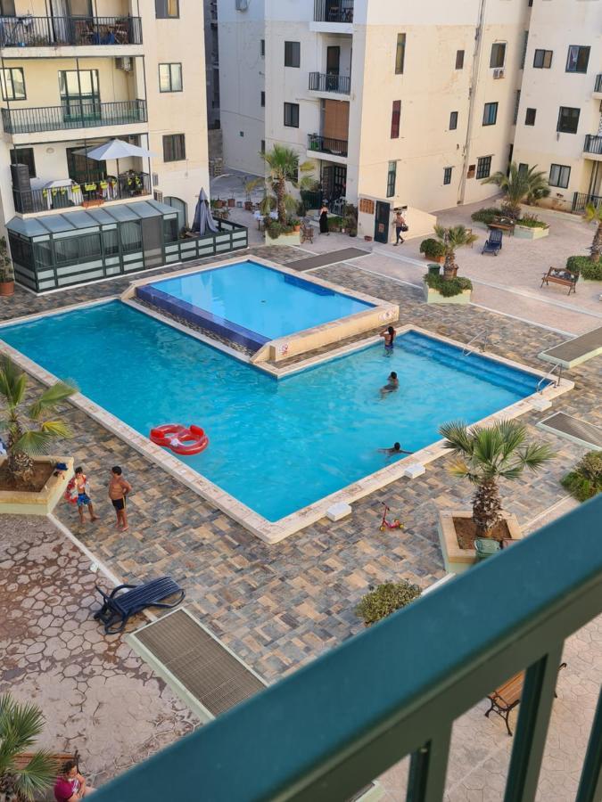 Beautiful Central Apartment With Pool St. Paul's Bay Ngoại thất bức ảnh